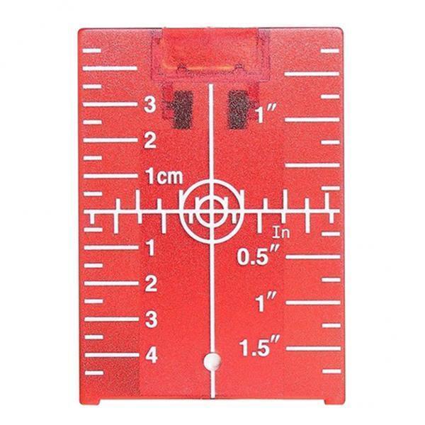 6xMagnetic Floor Laser Target Plate Card with Stand for Beam Application Red