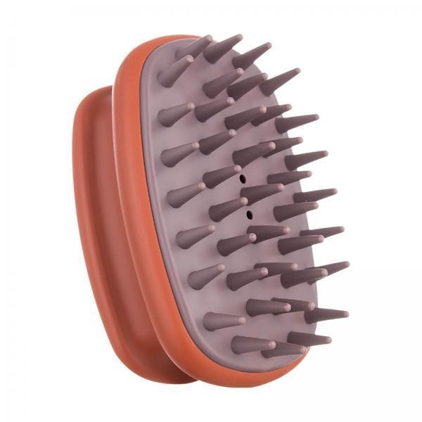 6xManual Head Scalp Massage Brush Comfortable for Women Men Pets Styling Tools coffee
