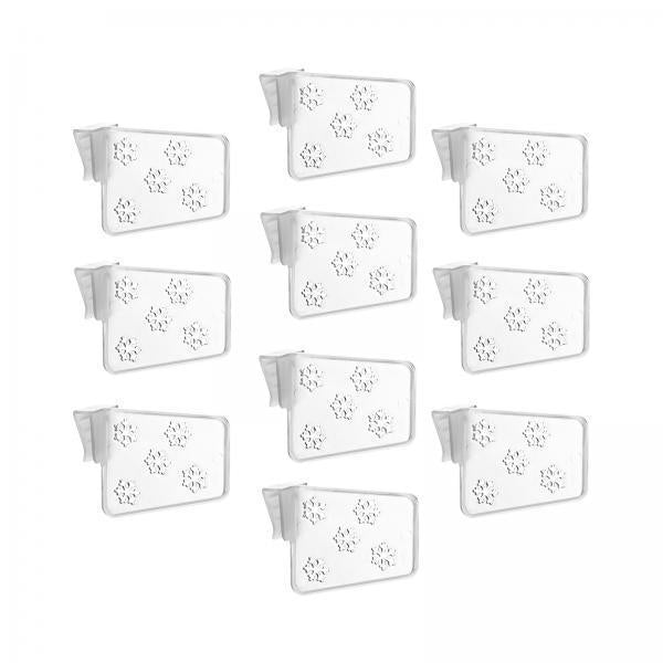 5x10Pcs Refrigerator Organizer Bins Partition Fridge Storage Container Divider