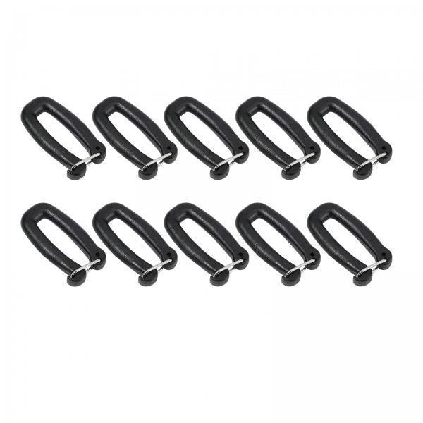 6x10Pcs Webbing Strap Hook Attachments for Backpack Strap Luggage Strap Hiking