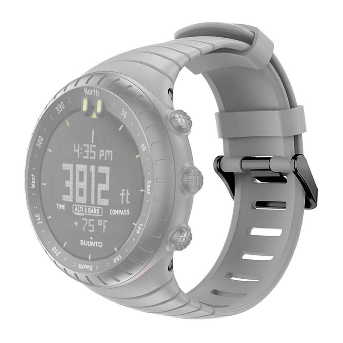 Smart Watch Silicone Wrist Strap Watchband for Suunto Core (Grey)