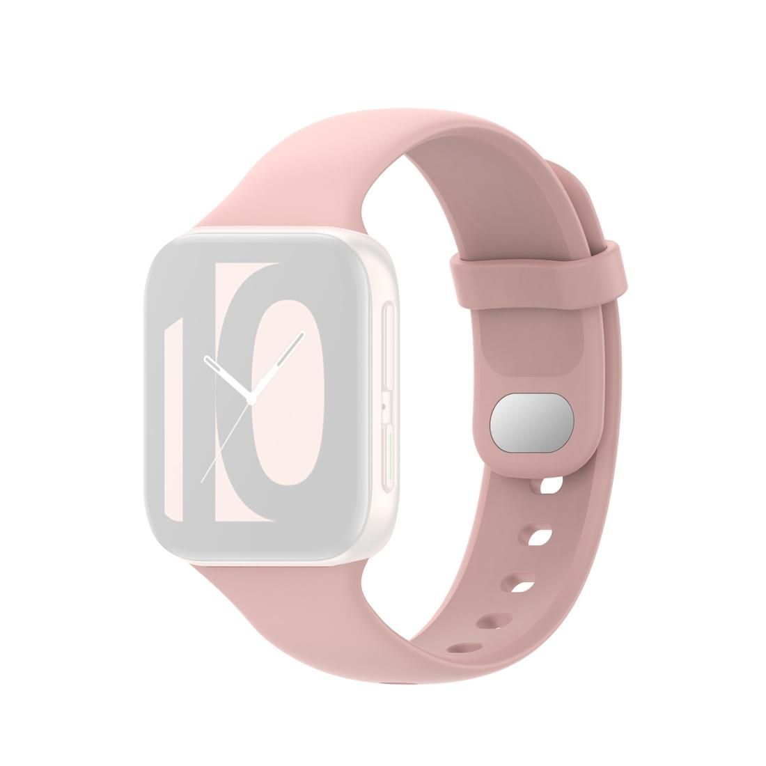 Replace Silicone Strap, Size:For OPPO Watch 46mm (Pink Sand)