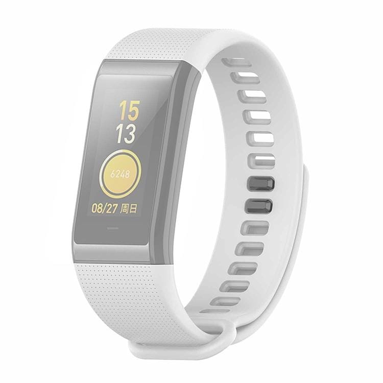 For Huami Amazfit COR A1702 Silicone Replacement Strap Watchband (White)