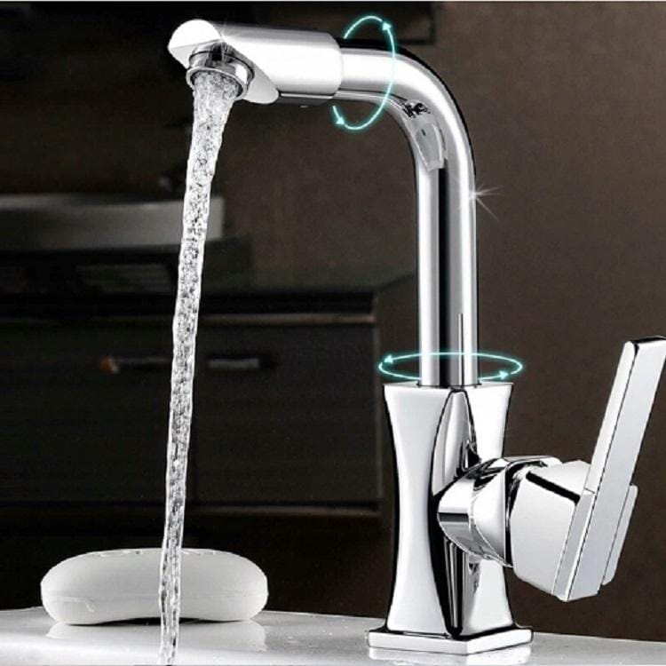360 Rotating Modern Kitchen Bathroom Vanity Single Handle Faucet