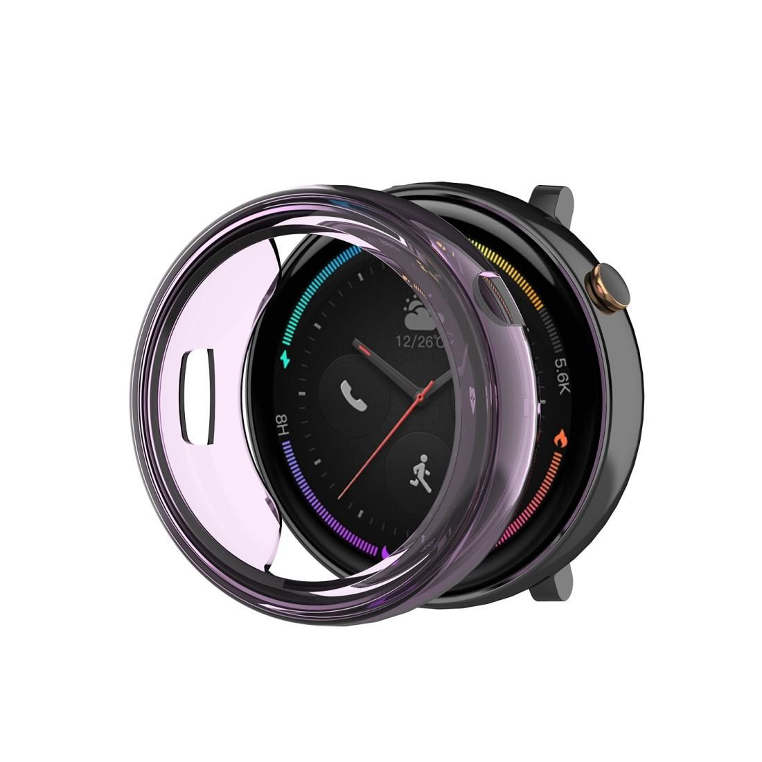 For Amazfit 2 TPU Watch Case (Transparent Purple)