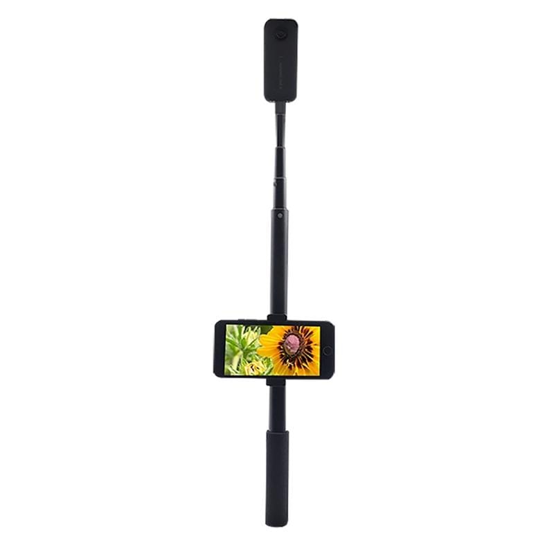 STARTRC Super Long Extendable Pole Aluminum Alloy Selfie Stick Monopod for Insta360 ONE X / EVO, Cellphone, Length: 45cm-200cm (Black)