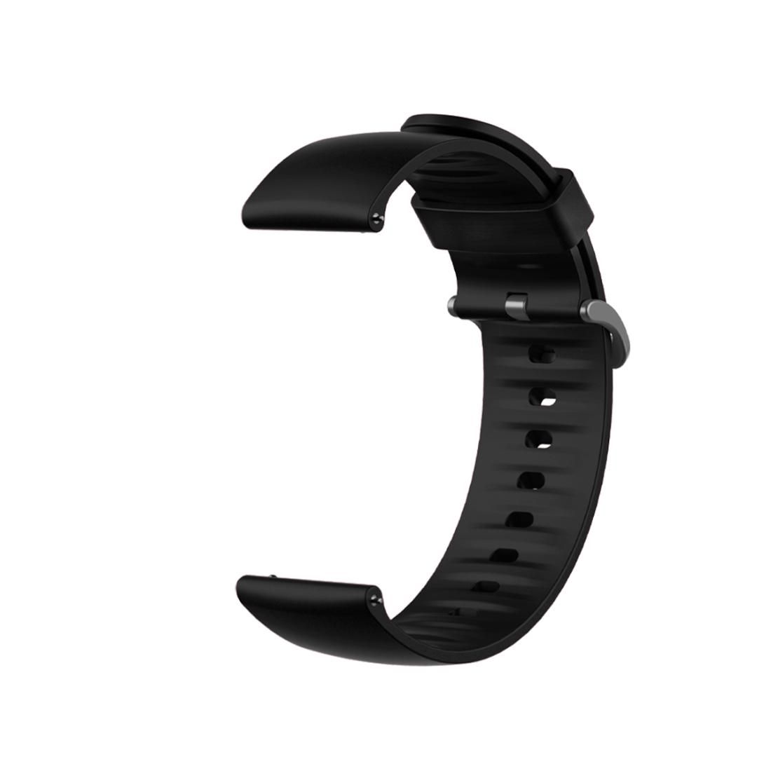 22MM For Xiaomi Watch Color Smart Sports Color Silicone Replacement Strap (Black)