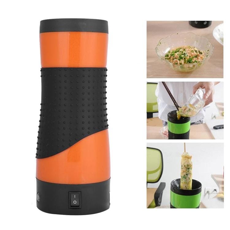 Electric Egg Roll Machine Home Automatic Multi-function Breakfast Cup Lazy Artifact, CN Plug (Yellow)