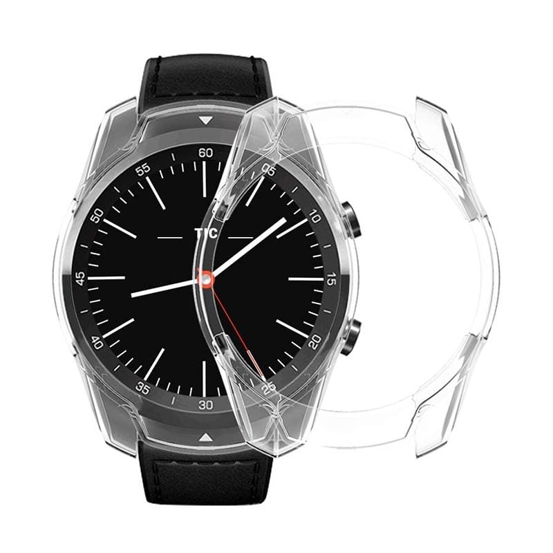 For Tic Watch Pro Smart Watch TPU Protective Case (Transparent)