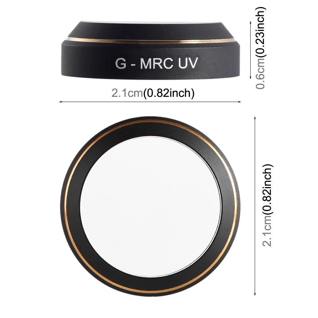 JUNESTAR HD Drone Camera G-MRC-UV Lens Filter for DJI Mavic Pro