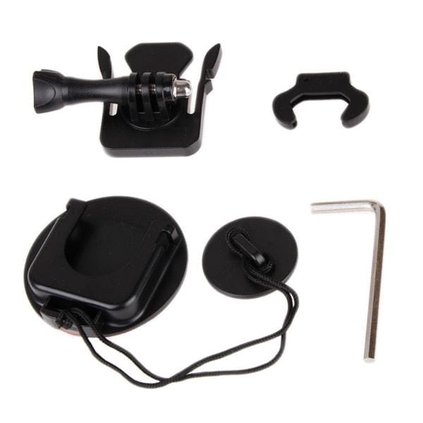 Quick Release Buckle Surf Board Mount Kit with 3M VHB Mount Pad Stickers & Screw & Safety Tethers Strap for GoPro HERO4 Session /4 /3+ /3 /2 /1