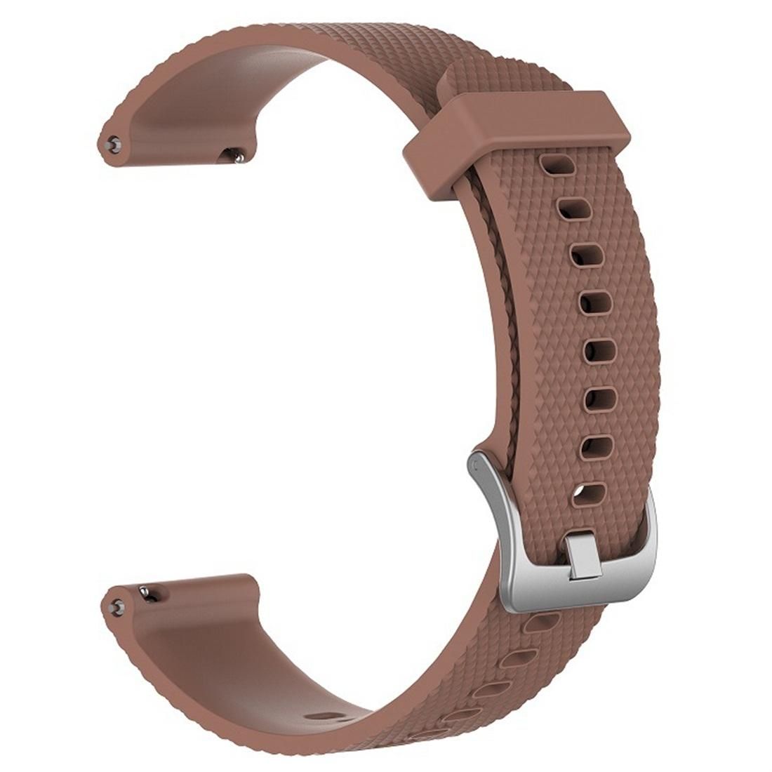 Smart Watch Silicone Wrist Strap Watchband for POLAR Vantage M 22cm (Brown)