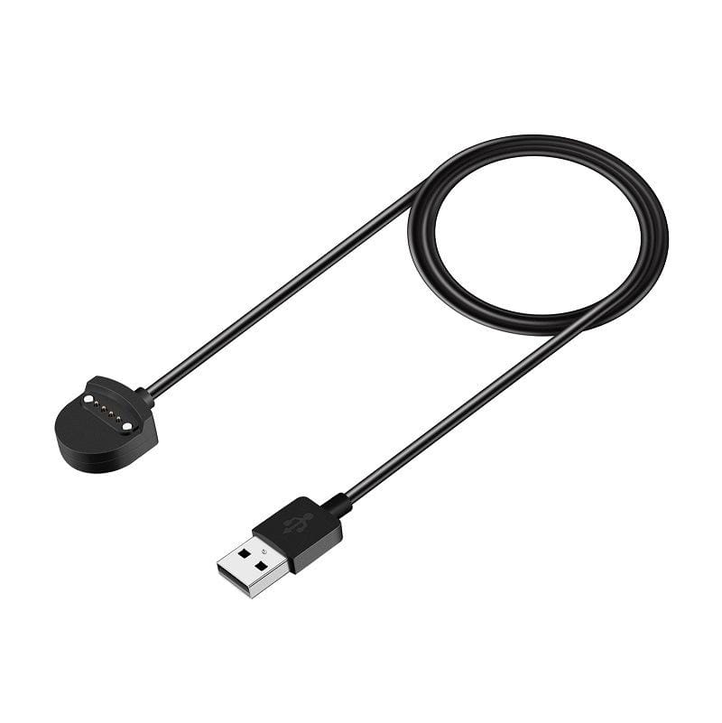 For Ticwatch E & S 1m Universal Smart Watch Magnetic Charging Cable (Black)