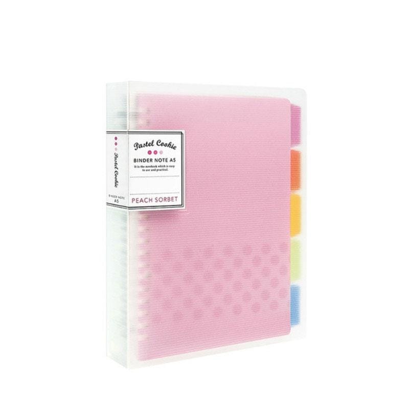 Loose-leaf Notebook Rainbow Cookie Daily Plan Personal Diary Notebook, Size:A5 (Pink)