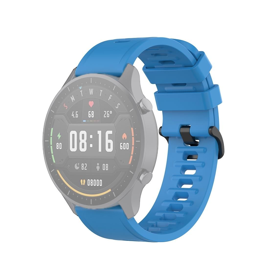 For Xiaomi Watch Color 22mm Quick Release Clasp Silicone Wrist Strap Watchband (Sky Blue)