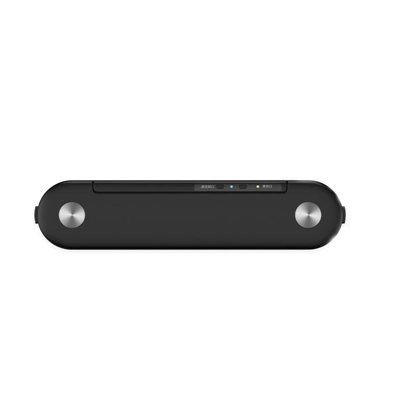 Food Small Vacuum Sealing Machine Household USB Charging Automatic Kitchen Fresh-keeping Machine (Black)