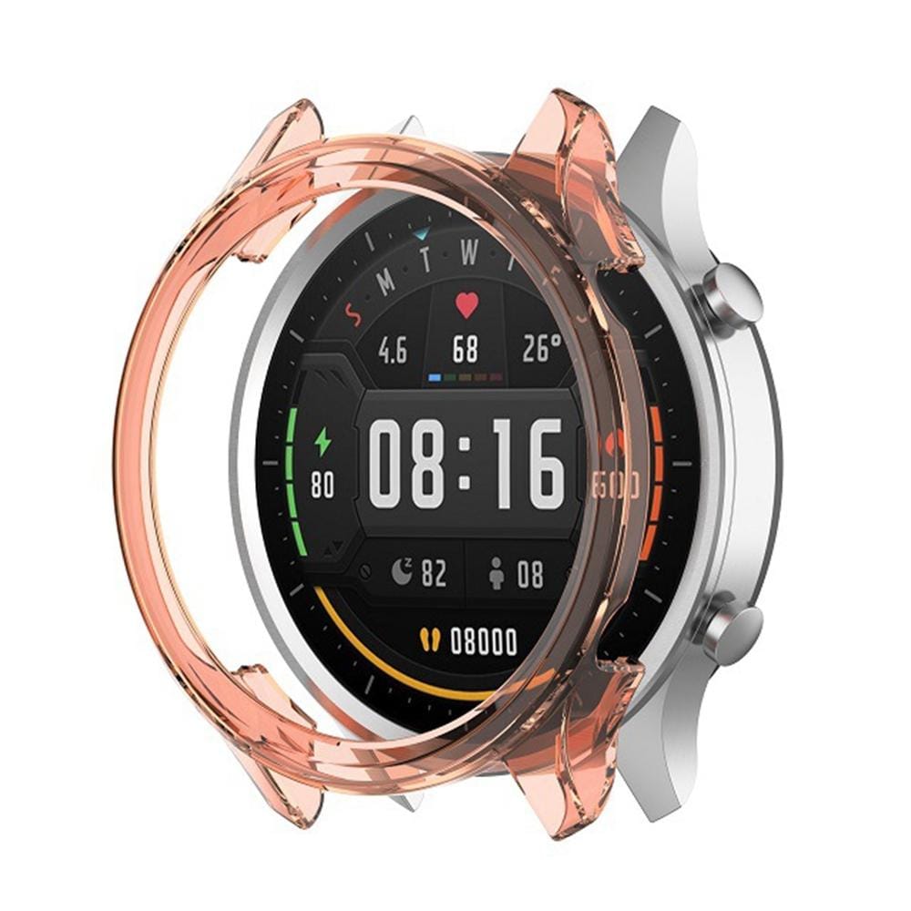 TPU Protective Case for Xiaomi Watch Color (Transparent Orange)