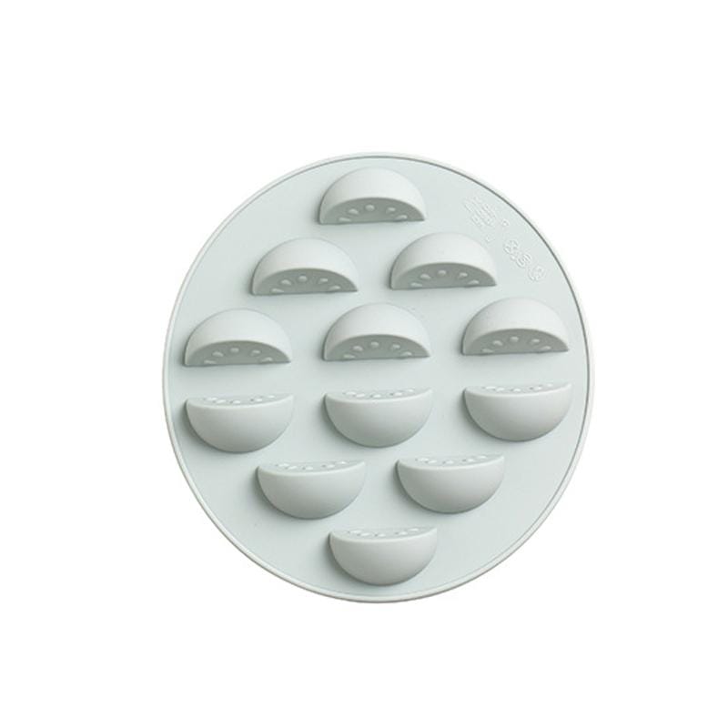 6 PCS Creative Watermelon Shape Ice Tray Mold Silicone Chocolate Cake Baking Mold (Blue)