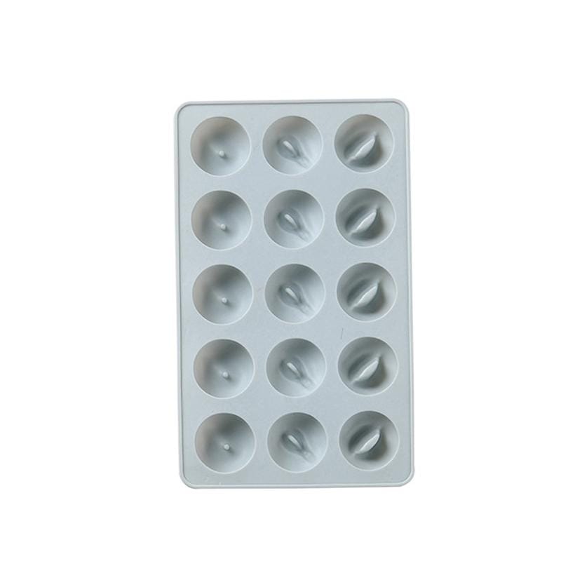 4 PCS Creative 15 Grid Hamburger Silicone Ice Tray Cake Mold DIY Chocolate Pudding Mold Baking Utensils (Pink)