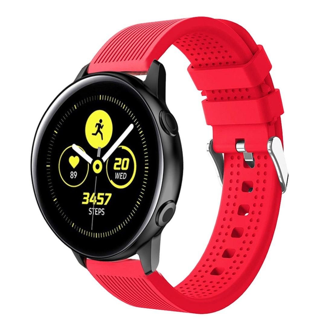 Smart Watch Silicone Wrist Strap Watchband for Garmin Vivoactive 3 (Red)