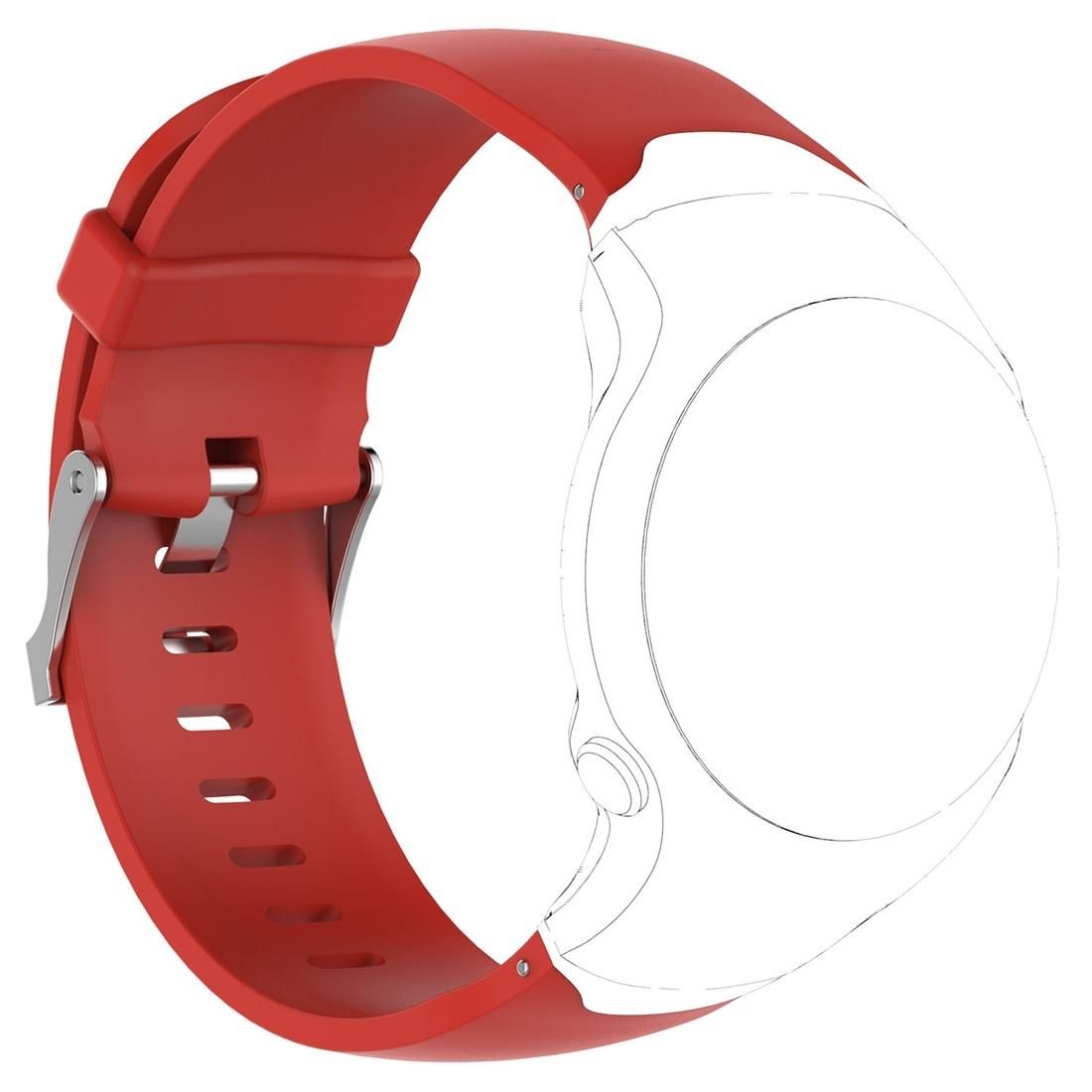 Smart Watch Silicone Wrist Strap Watchband for Garmin Approach S3 (Red)