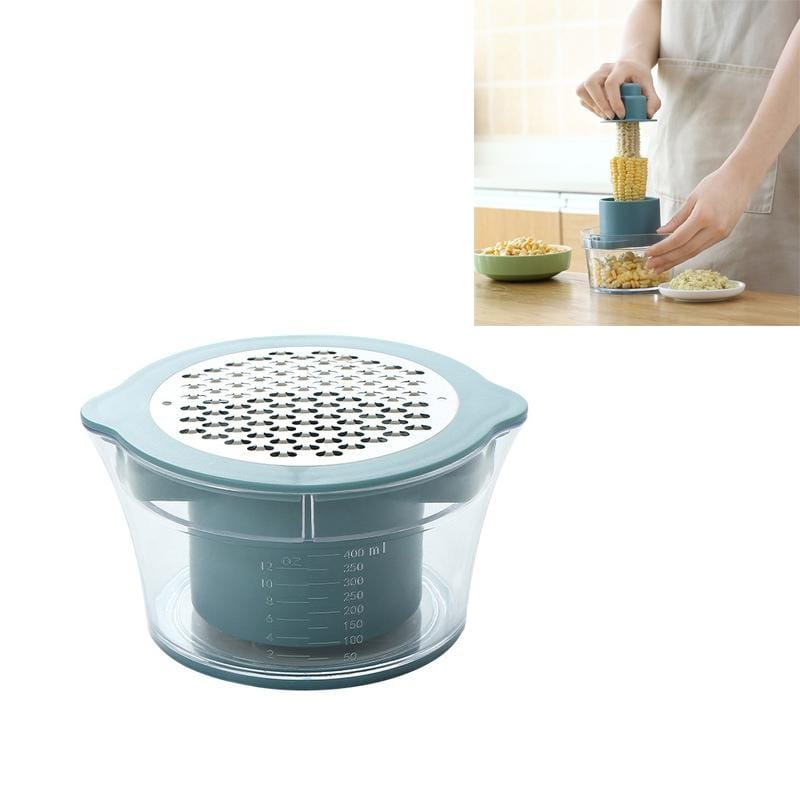Household Multifunctional Corn Grain Peeler Mud Grinder (Blue)