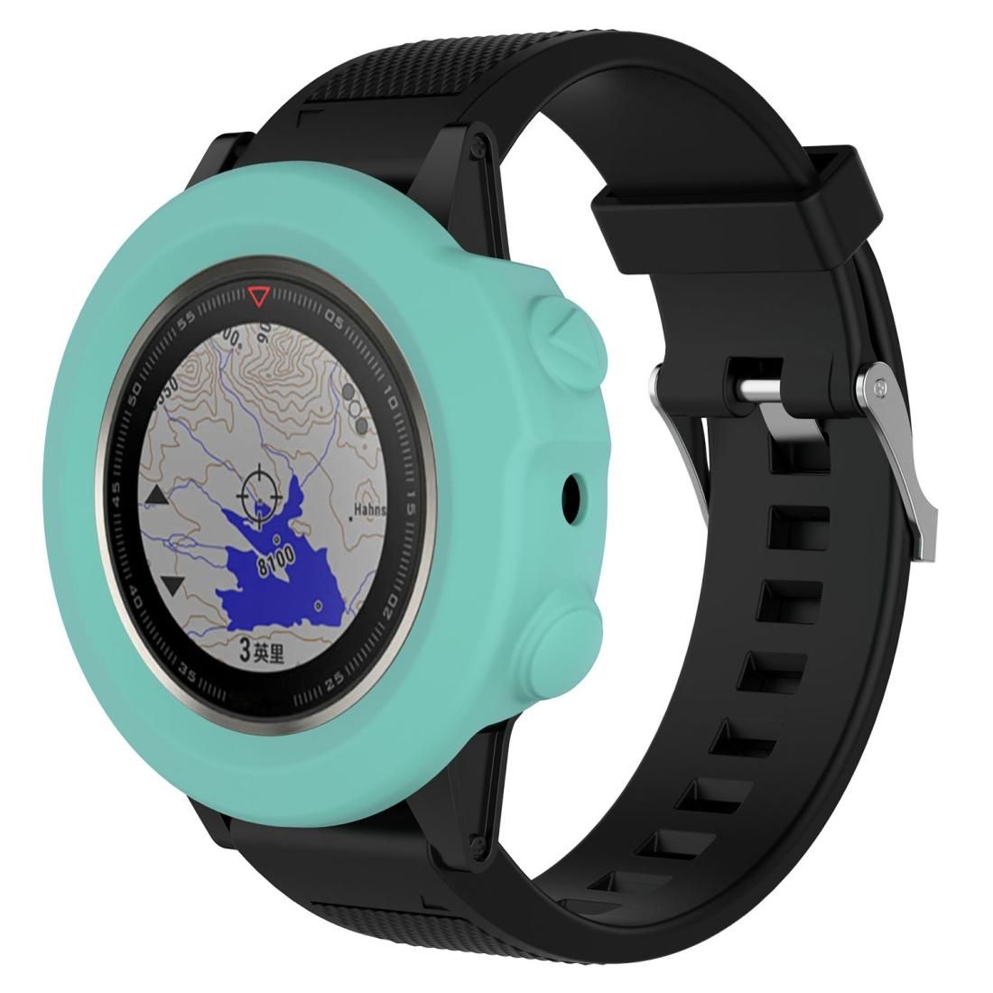 Smart Watch Silicone Protective Case, Host not Included for Garmin Fenix 5X (Mint Green)