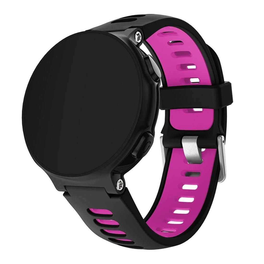 Smart Watch Silicone Wrist Strap Watchband for Garmin Forerunner 735XT (Rose Red)