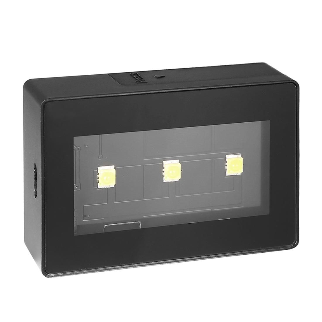 Matchbox Style Video Light Fashlight with Mount for GoPro HERO7 /6 /5 /5 Session /4 Session /4 /3+ /3 /2 /1, Xiaoyi and Other Action Cameras