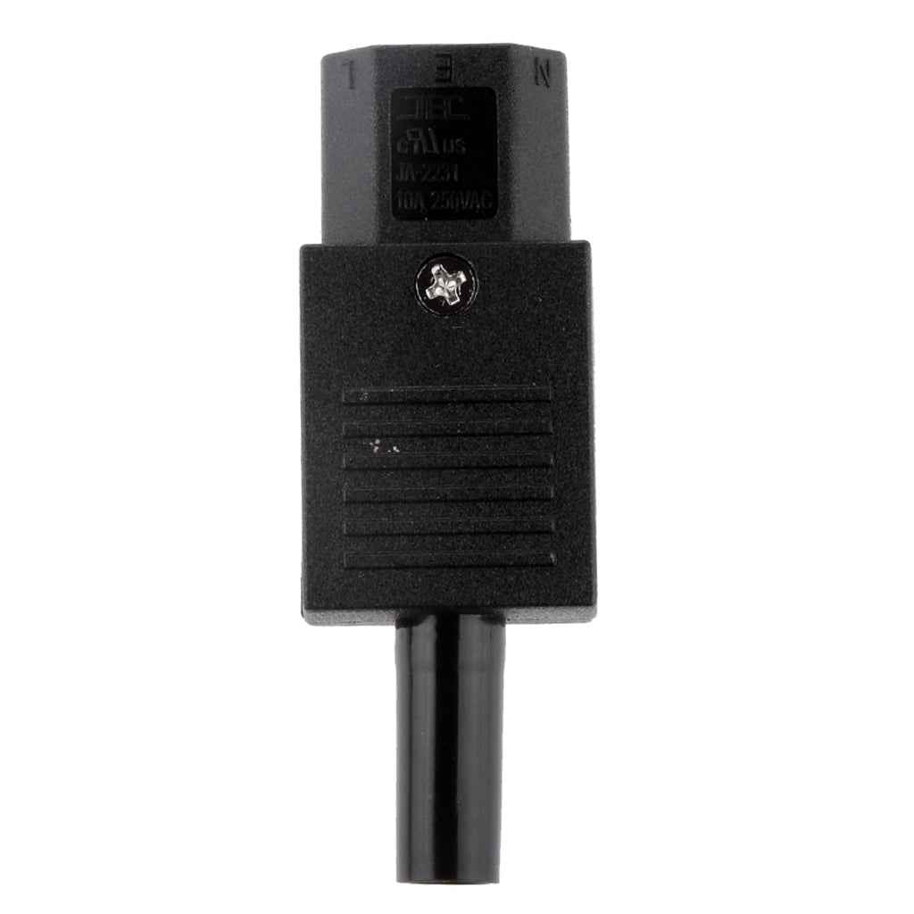 IEC C13 Inline Female 10A 250V Socket Plug Connector Adapter Power Outlet