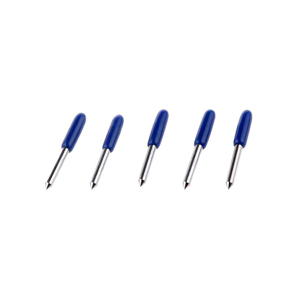 5pcs 60 Degree Roland Blades Cricut Cutting Plotter Vinyl Cutter Offset Blue