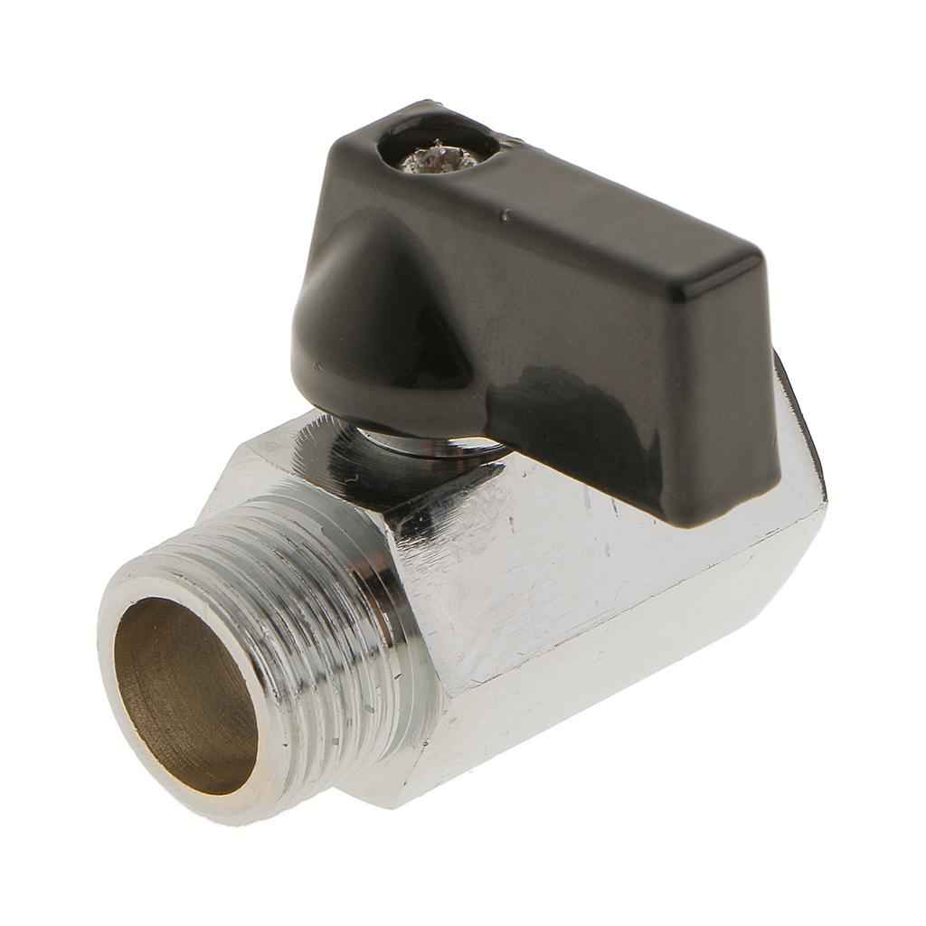 Female x Male-3/8 NPT Threaded Full Port Brass Ball Valve Shut Off Switch