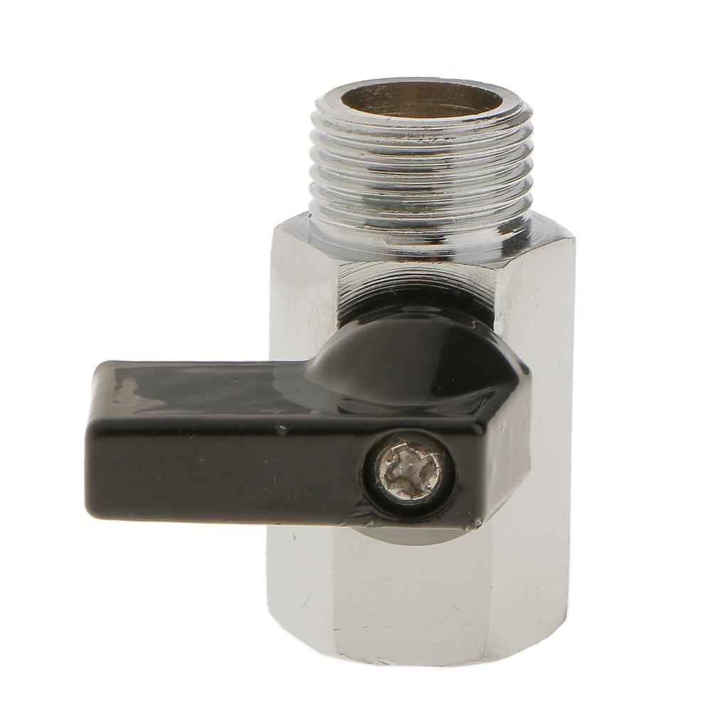 Female x Male-3/8 NPT Threaded Full Port Brass Ball Valve Shut Off Switch