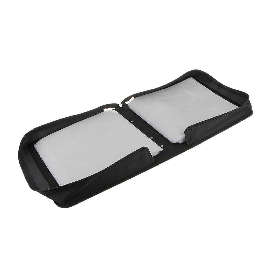 400Disc CD Holder DVD Case Storage Wallet VCD Organizer Black PU Leather Bag