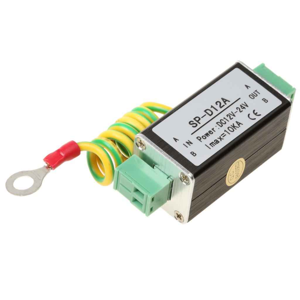DC 12-24V Power Supply Signal Arrester Surge Protector Device For Thunder/ Lightning Protection