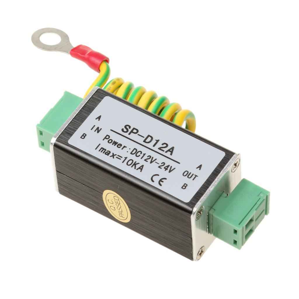 DC 12-24V Power Supply Signal Arrester Surge Protector Device For Thunder/ Lightning Protection