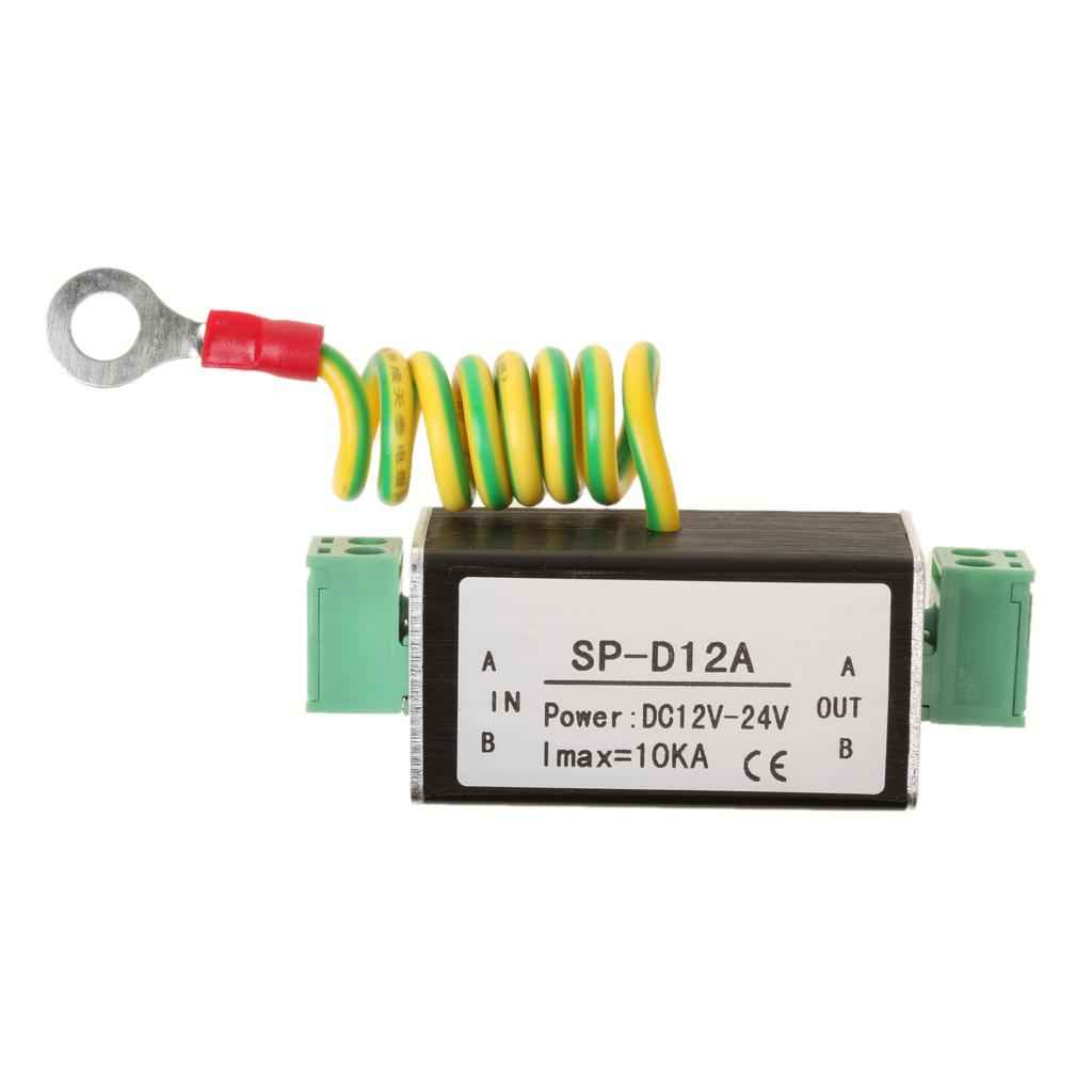 DC 12-24V Power Supply Signal Arrester Surge Protector Device For Thunder/ Lightning Protection