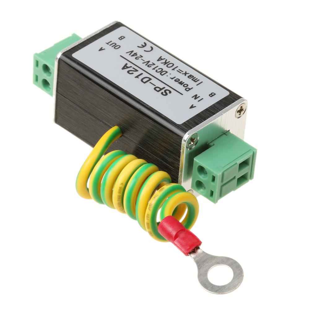 DC 12-24V Power Supply Signal Arrester Surge Protector Device For Thunder/ Lightning Protection