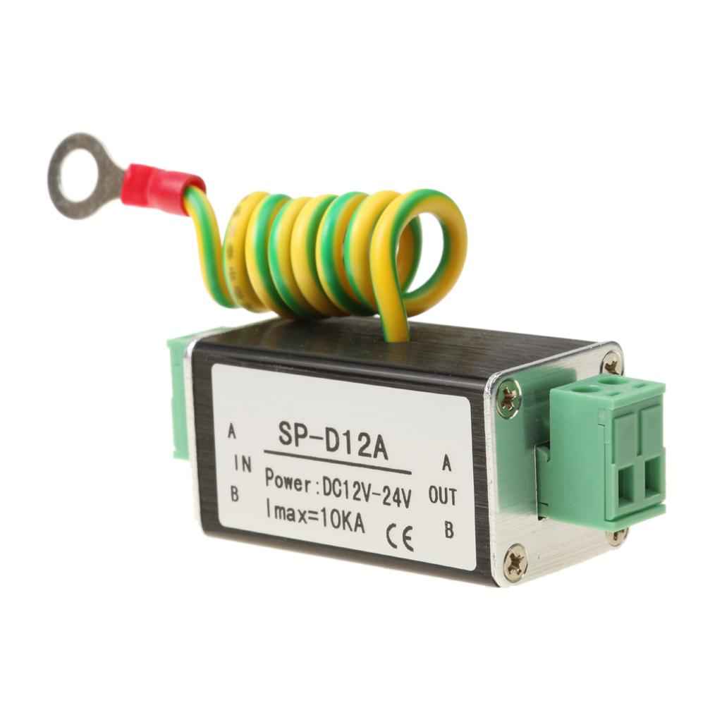 DC 12-24V Power Supply Signal Arrester Surge Protector Device For Thunder/ Lightning Protection