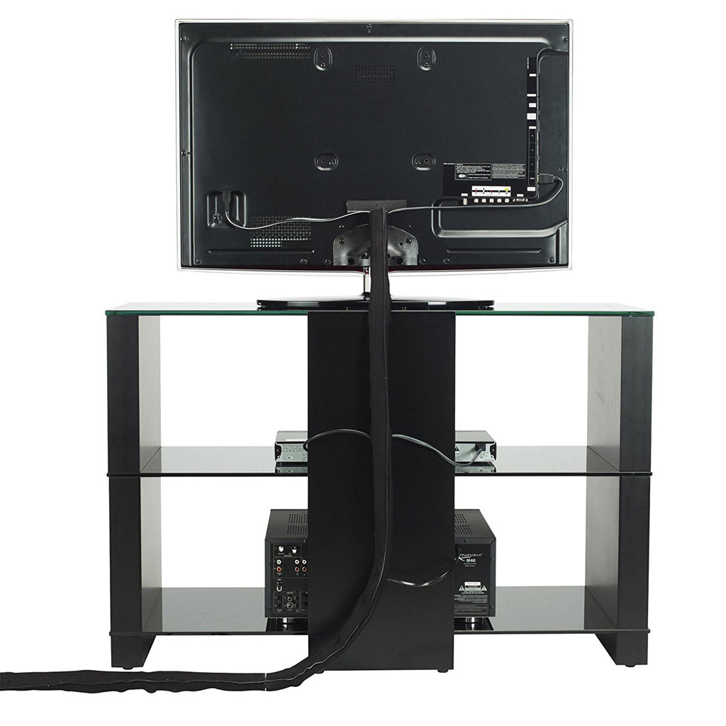100cm Neoprene Adjustable Cable Management Sleeves for TV / Computer