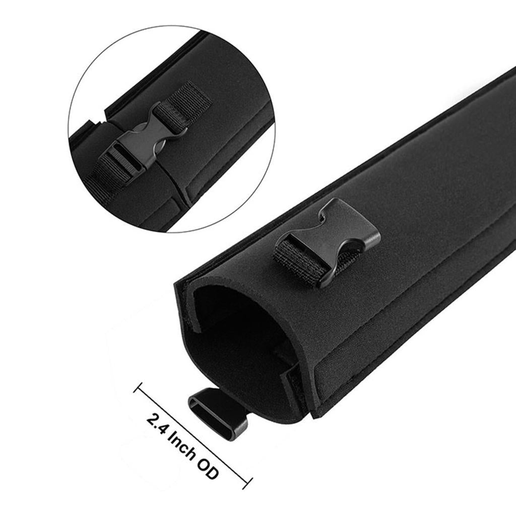 2Pieces 20 Inch Zipper Cable Management Neoprene Cord Cover Sleeve Wire Hide