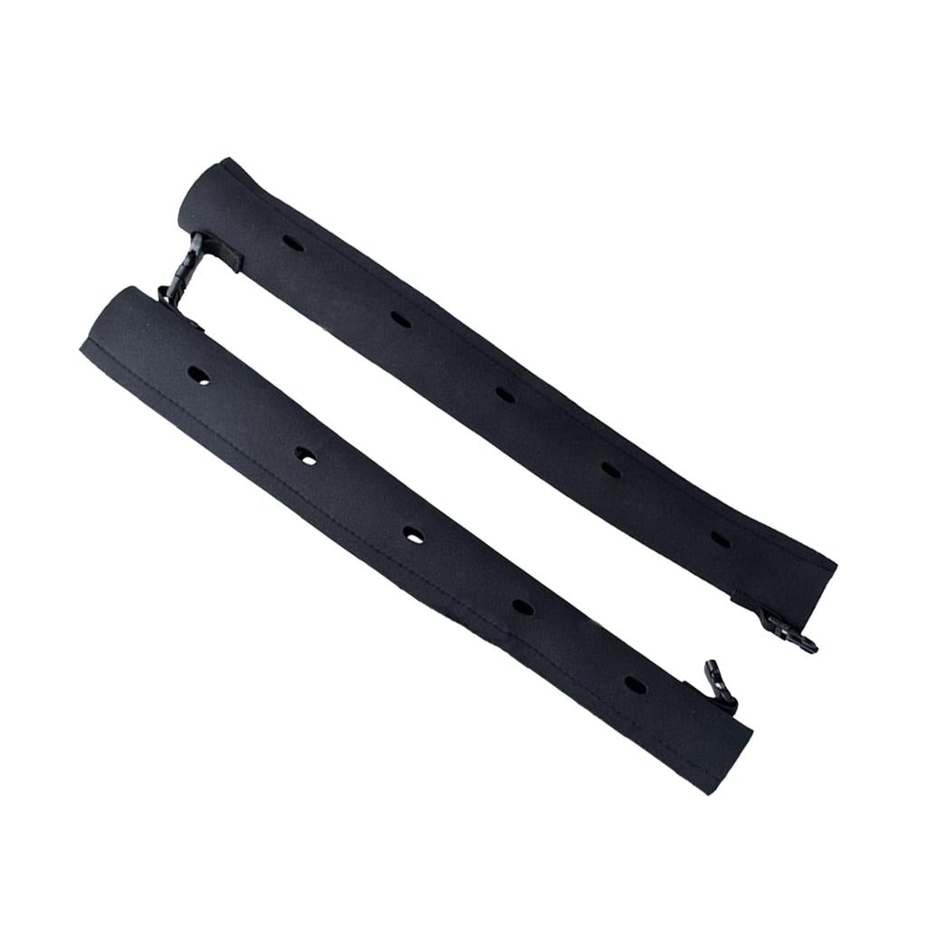 2Pieces 20 Inch Zipper Cable Management Neoprene Cord Cover Sleeve Wire Hide