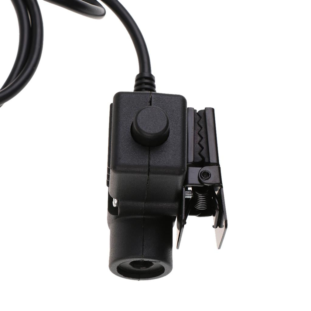 2 Pin Plug Z-tactical U94 Headset Cable Adapter & PTT for Kenwood Radios