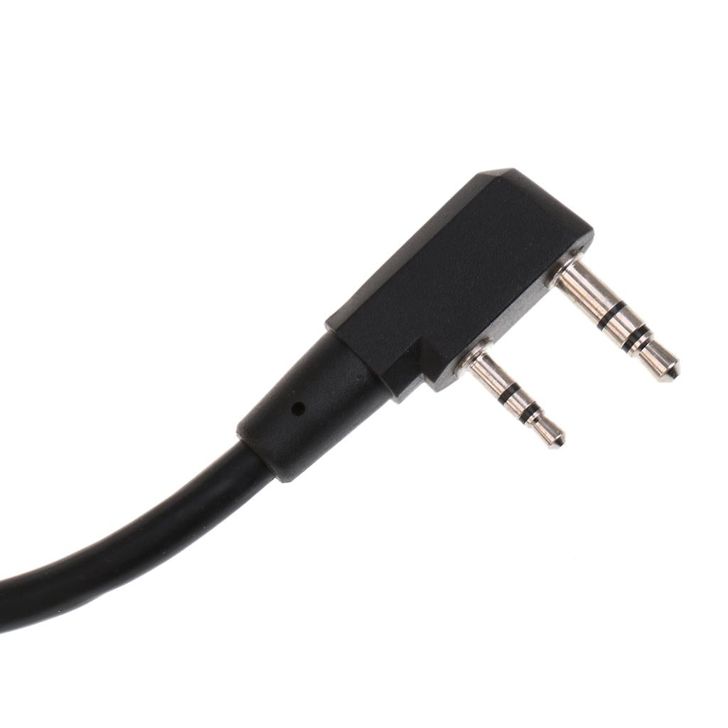 2 Pin Plug Z-tactical U94 Headset Cable Adapter & PTT for Kenwood Radios