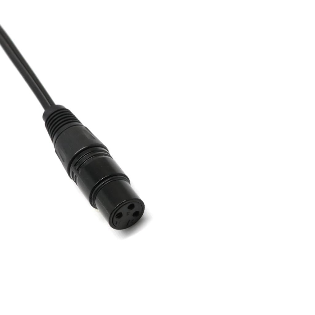 1FT Splitter Patch Y Cable - 1 XLR Female to 2 RCA Male- New