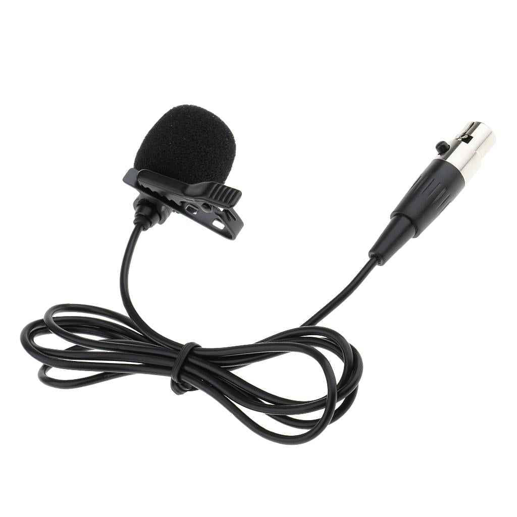 Lavalier Lapel Tie Clip-on Vacuum Tube Microphone  XLR 4Pin