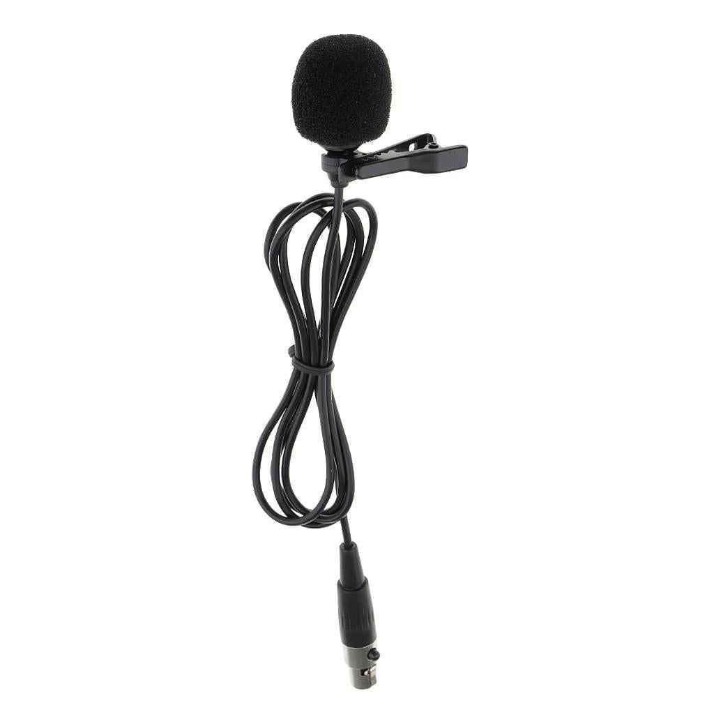 Lavalier Lapel Tie Clip-on Vacuum Tube Microphone  XLR 4Pin