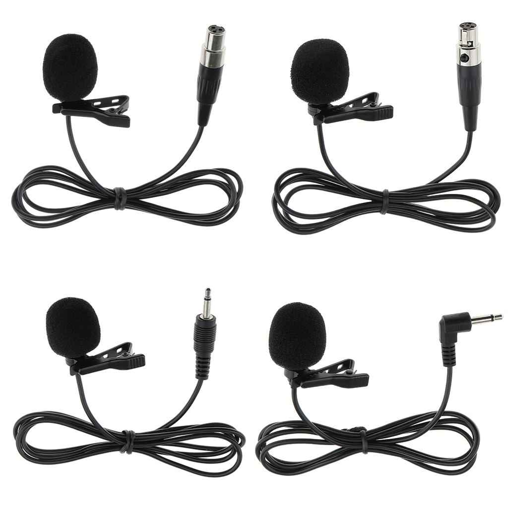 Lavalier Lapel Tie Clip-on Vacuum Tube Microphone  XLR 4Pin