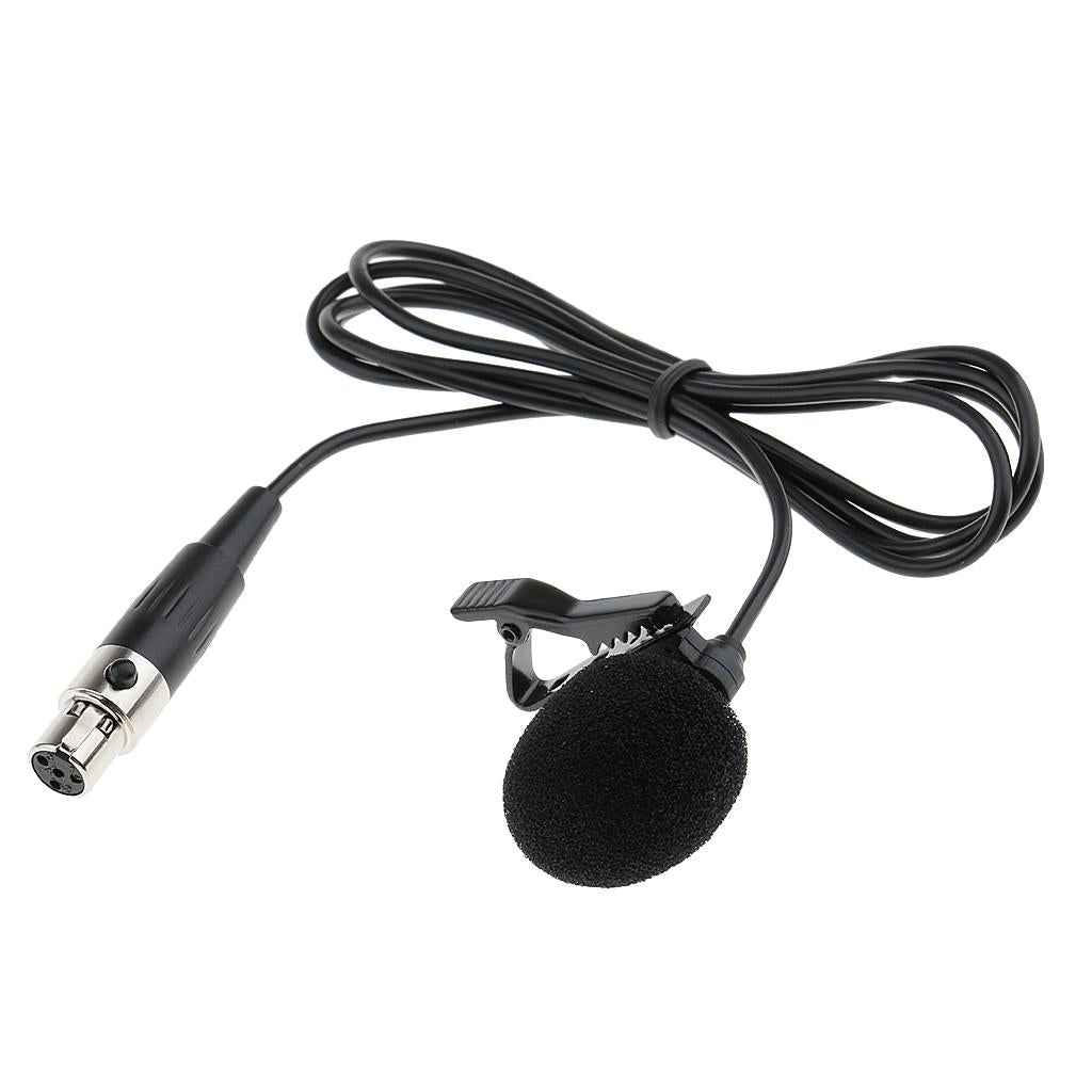 Lavalier Lapel Tie Clip-on Vacuum Tube Microphone  XLR 4Pin
