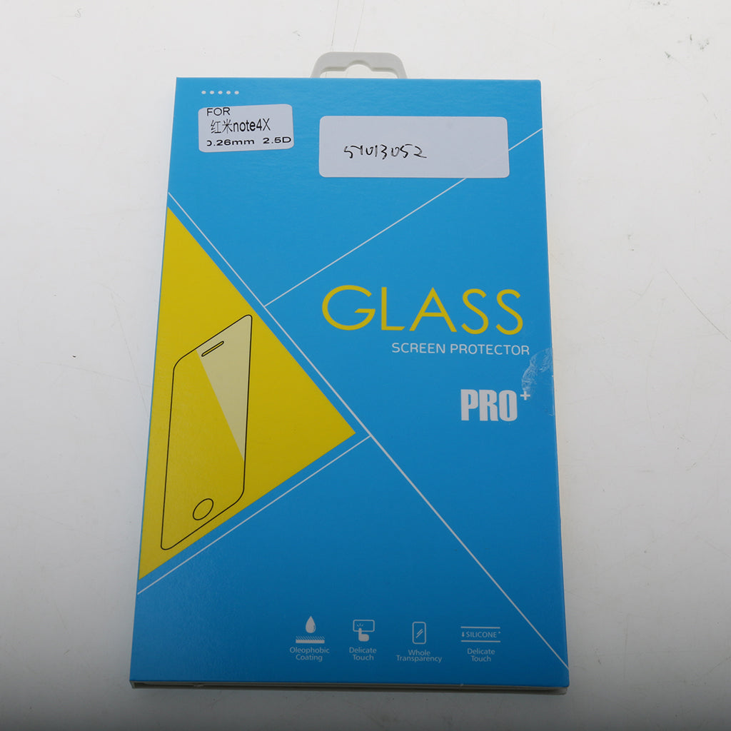 9H Tempered Glass Film Screen Protector For Red Mi Note 4x Cell Phone